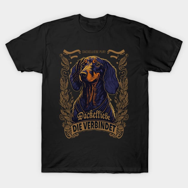 Dackelliebe, die verbindet T-Shirt by BAJAJU